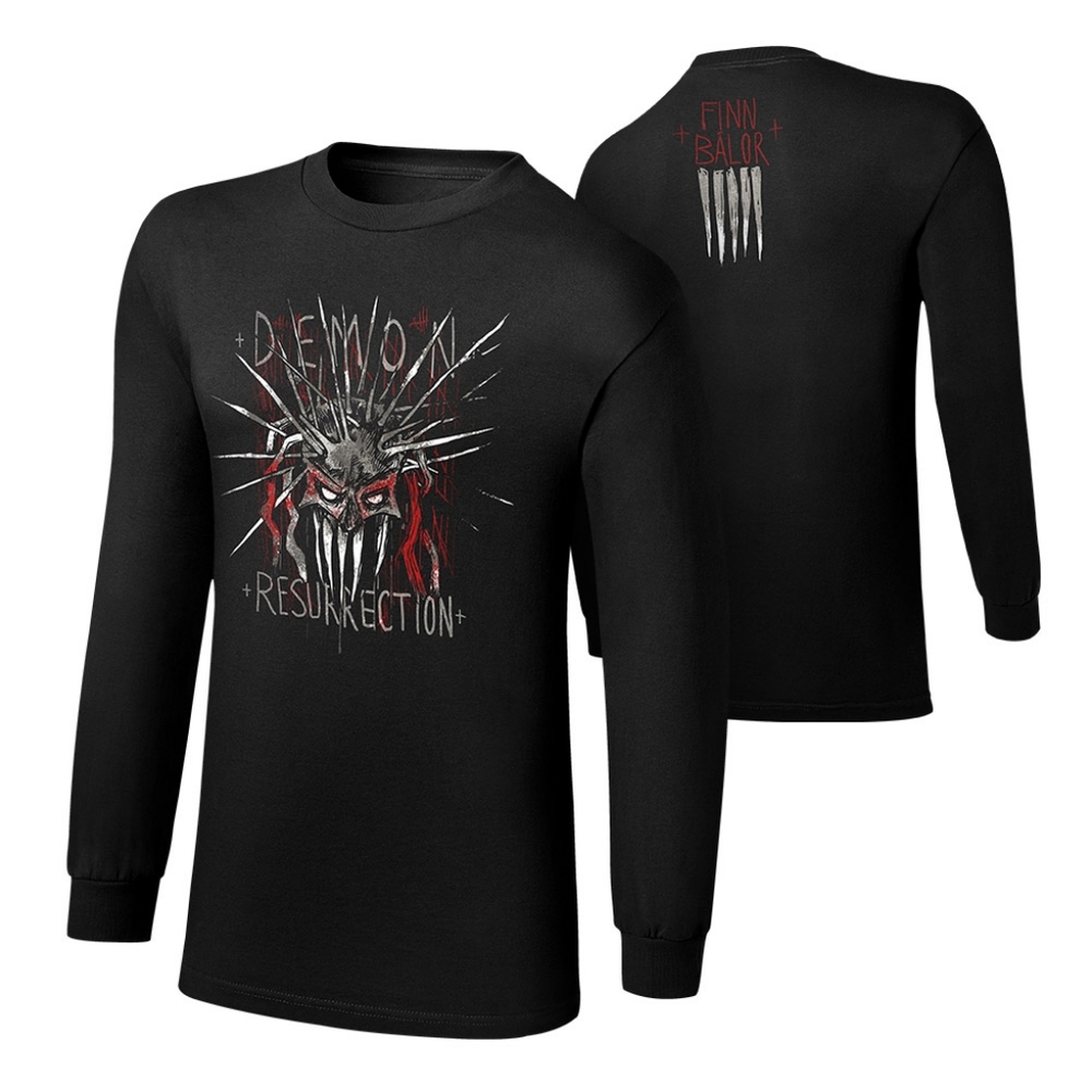 WWE Demon Finn Balor youth long sleeve